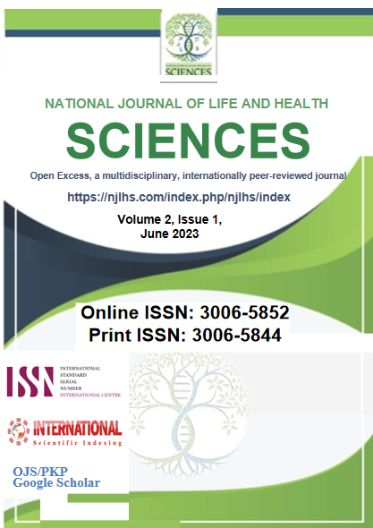 					View Vol. 2 No. 1 (2023): National Journal of Life and Health Sciences
				