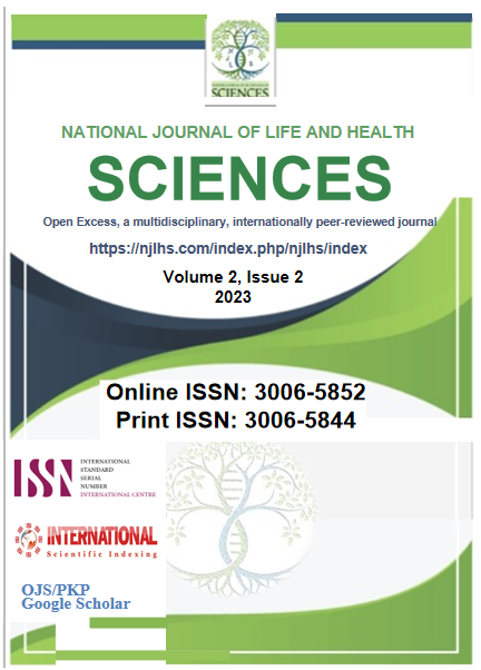 					View Vol. 2 No. 2 (2023): National Journal of Life and Health Sciences
				